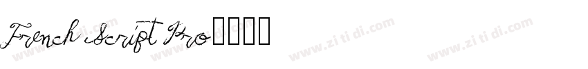 French Script Pro字体转换